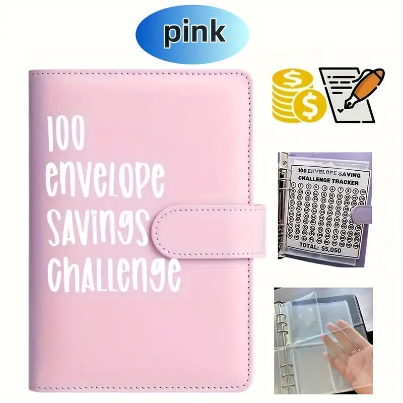 100 Envelope Savings Challenge Binder