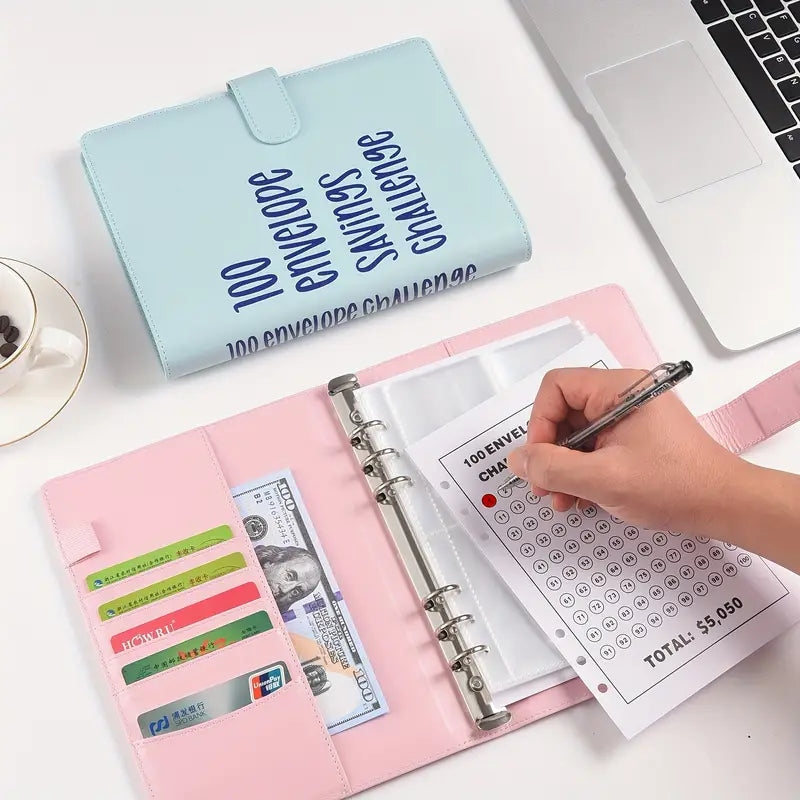 100 Envelope Savings Challenge Binder