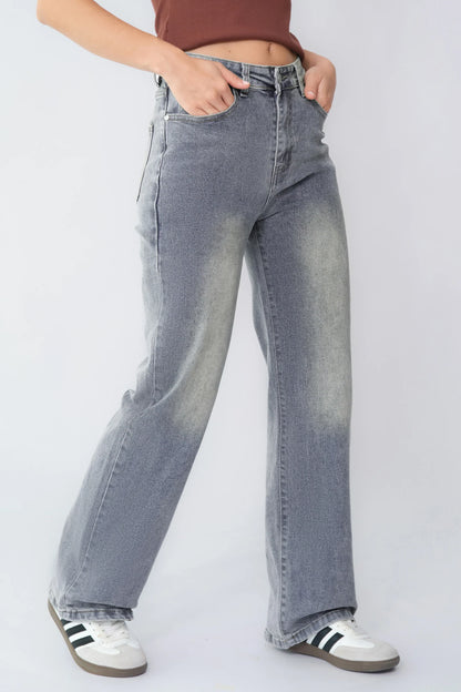 Casual Mid Rise Denim Jeans