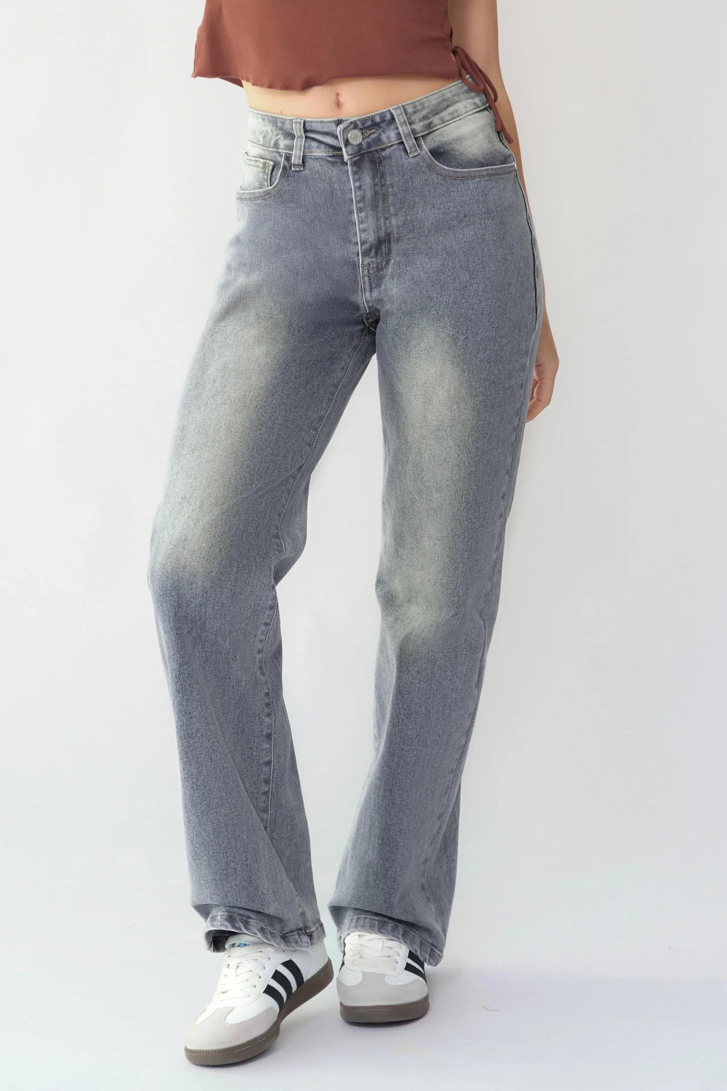 Casual Mid Rise Denim Jeans