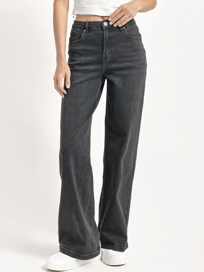 Casual Mid Rise Denim Jeans