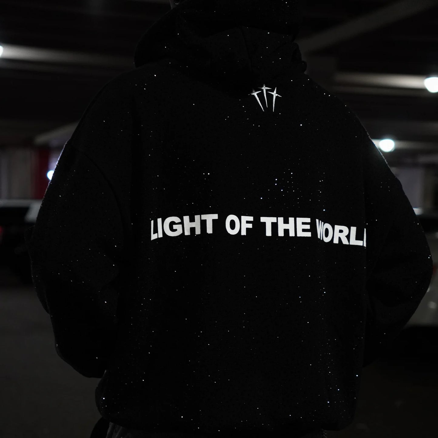 Jesus is the light Rhinestone hoodies