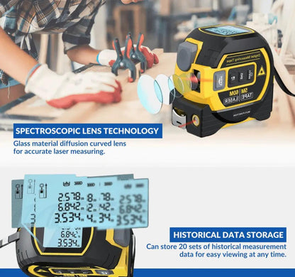 Instascan™ 3 in 1 Infrared Laser Tape Measuring Tool