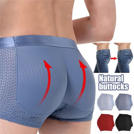 Ice Silk Breathable Men's Butt Lift Underwear