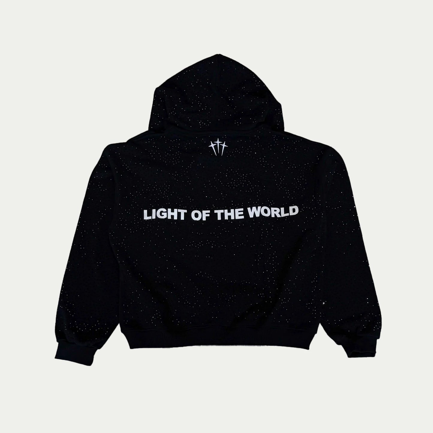 Jesus is the light Rhinestone hoodies