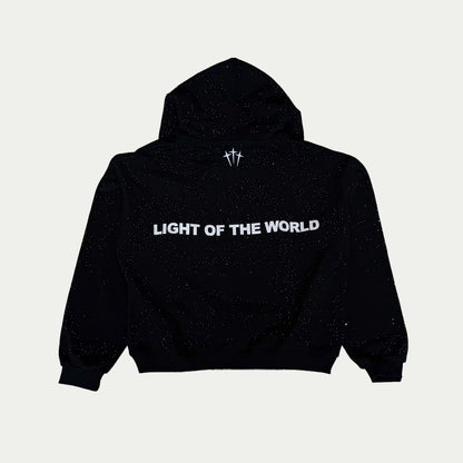 Jesus is the light Rhinestone hoodies