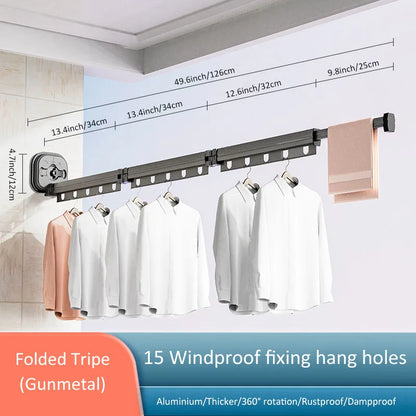 Retractable Clothes Drying Rack